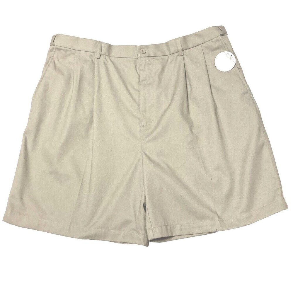 Allegheny Trail Beige Light Tan Pleated Adj. Waist Shorts Men’s Size 42 Waist
